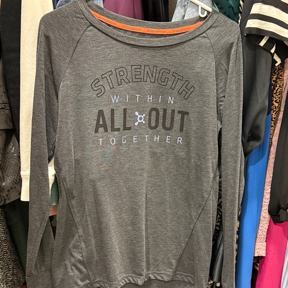 Orangetheory Charcoal Long Sleeve Tee - Picture 5 of 5